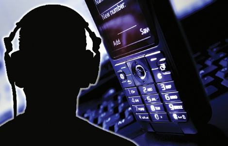 Laptop and Mobile Phone