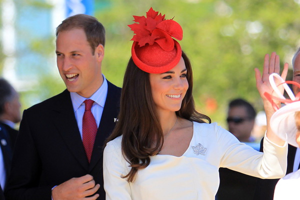 Prince William and Kate Middleton, the Duke and Duchess of Cambridge arrive atA? the Canadian Museum of Civilization.